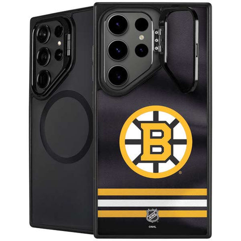NHL Boston Bruins Home Jersey Galaxy S25 Ultra Kickstand Case